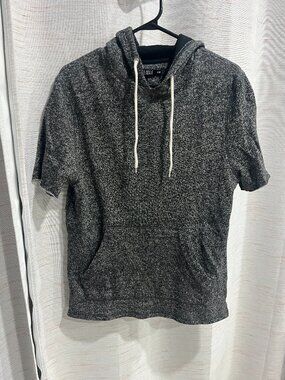 Women's Medium Short Sleeve Sweater Hoodie Rebel Rogue (018)